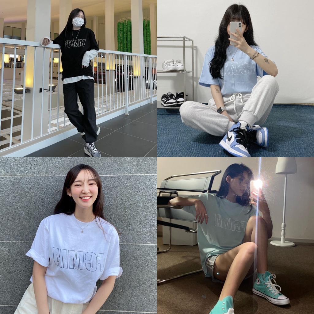 FCMM 簍空大logo短袖