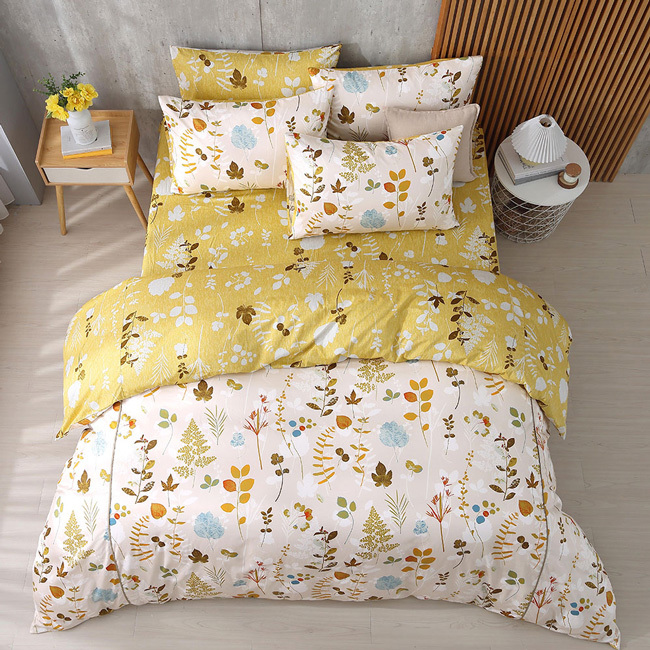 200織精梳棉床包兩用被組  | 2286 巴澤爾 黃  | 鴻宇