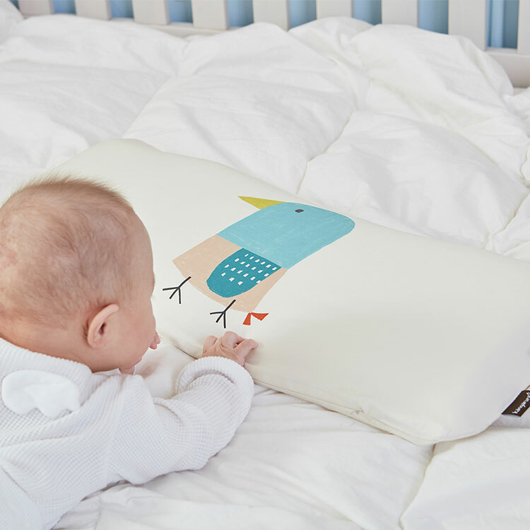 韓國Kangaruru袋鼠寶寶-幼兒3D AIR MESH甜睡長型枕