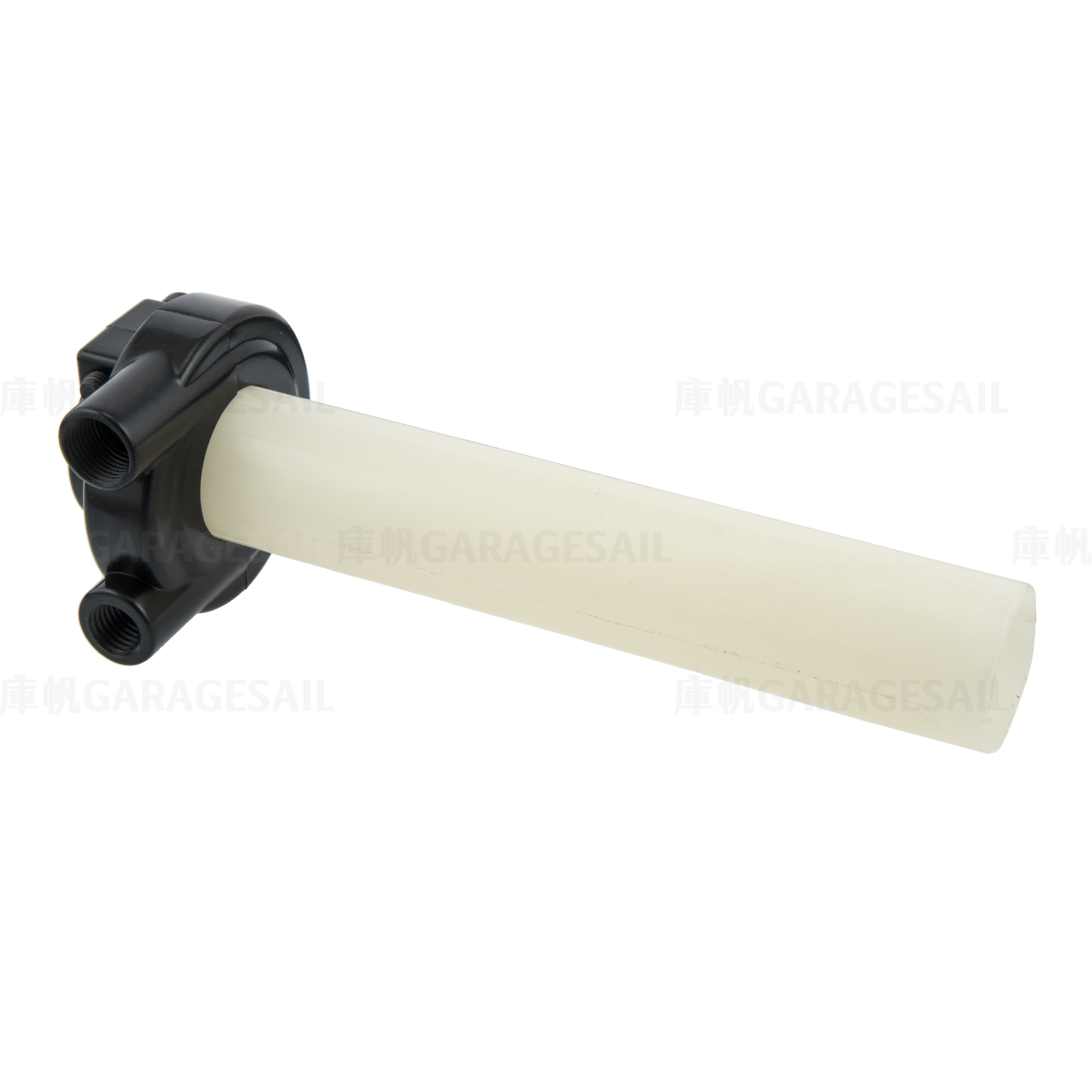 通用型 簡易鑄造油門座 雙線 7/8吋 黑