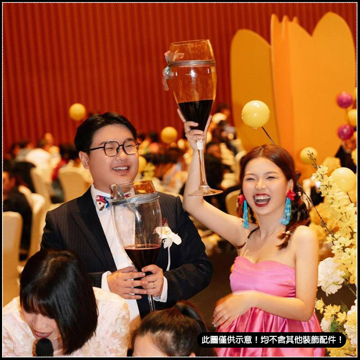 婚禮敲敲杯 超大紅酒杯 大容量酒杯 2000ml 巨大容量高