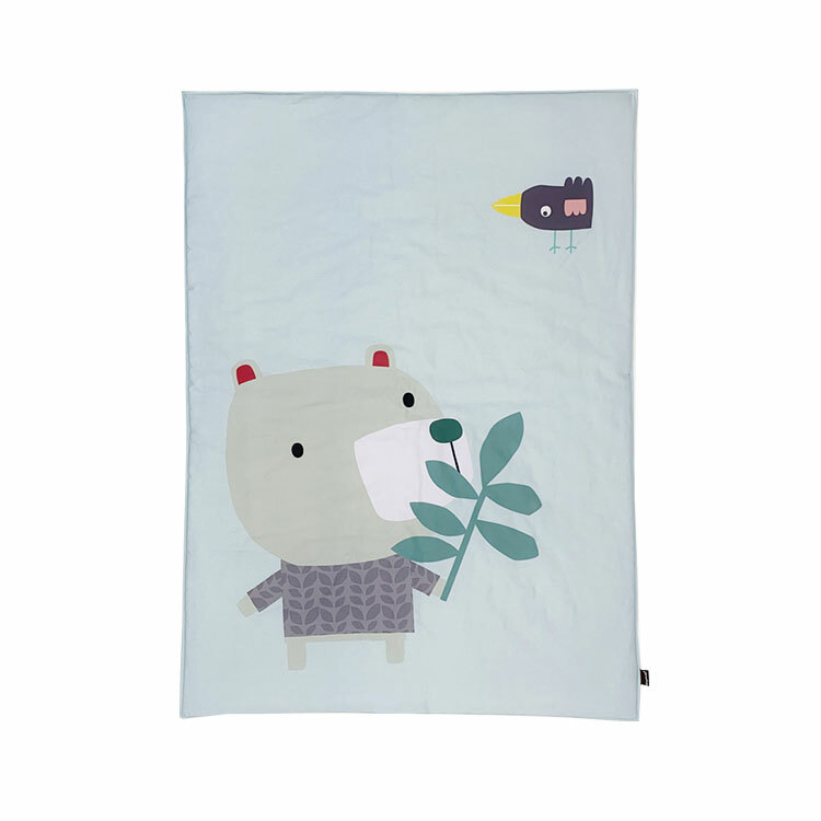 韓國Kangaruru袋鼠寶寶-親膚抗菌寶貝毯