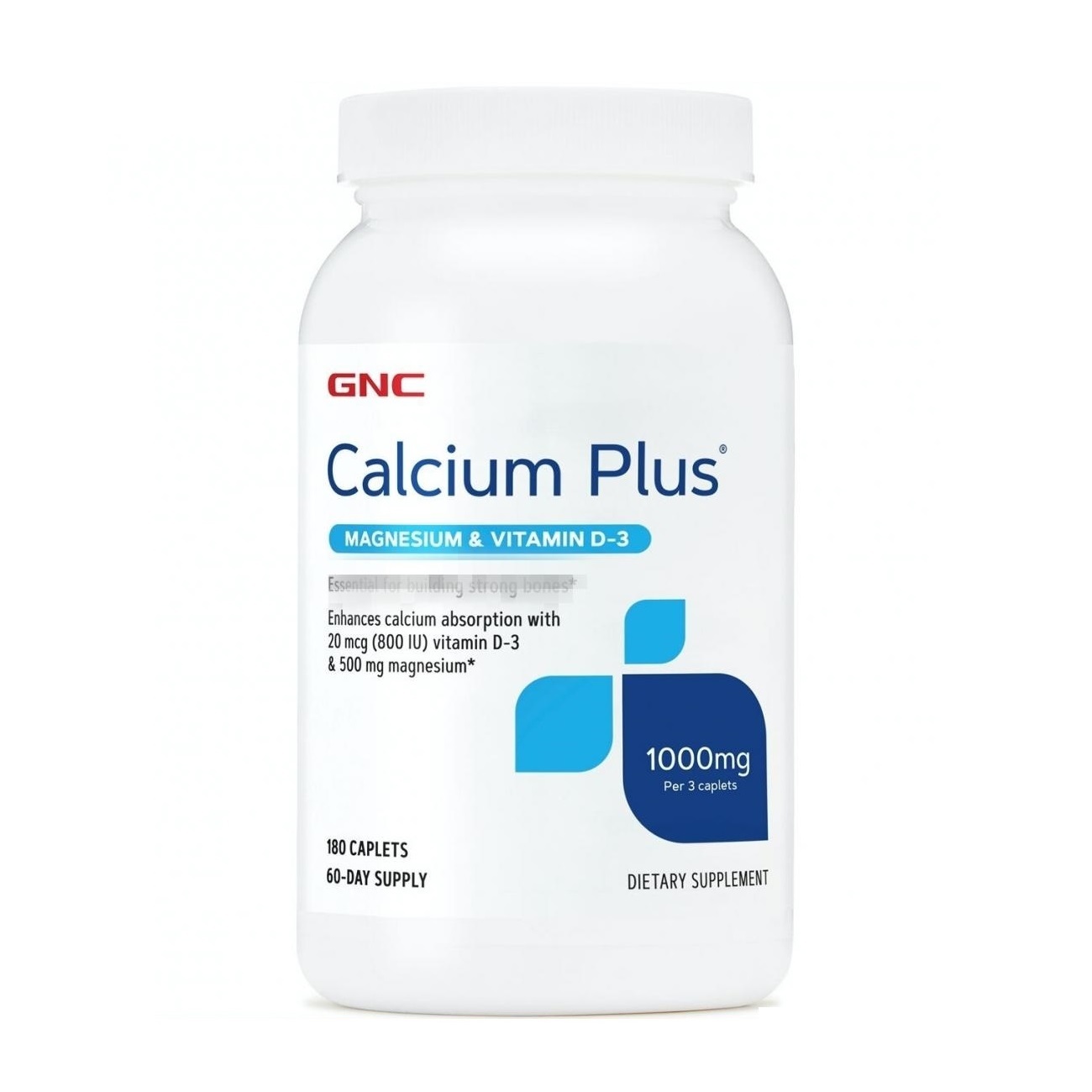 GNC - Calcium Plus 1000mg 含鈣鎂維生素D3 180粒