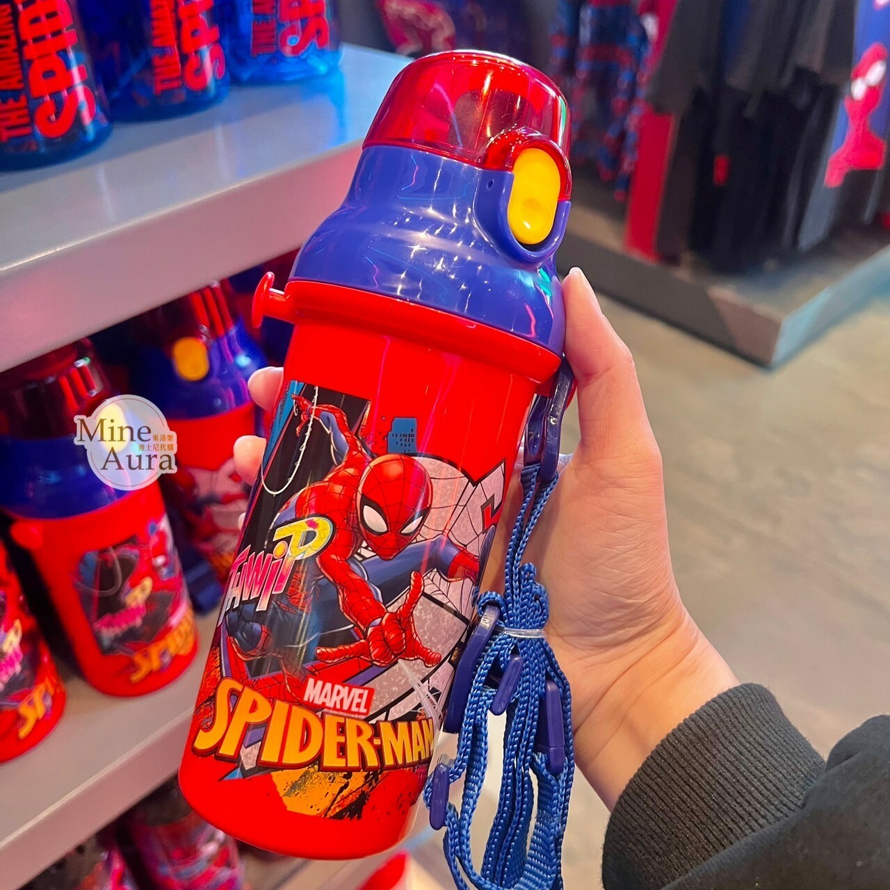 蜘蛛人 Spider-Man 圖案 紅色 兒童 水壺 漫威 Marvel -香港迪士尼樂園
