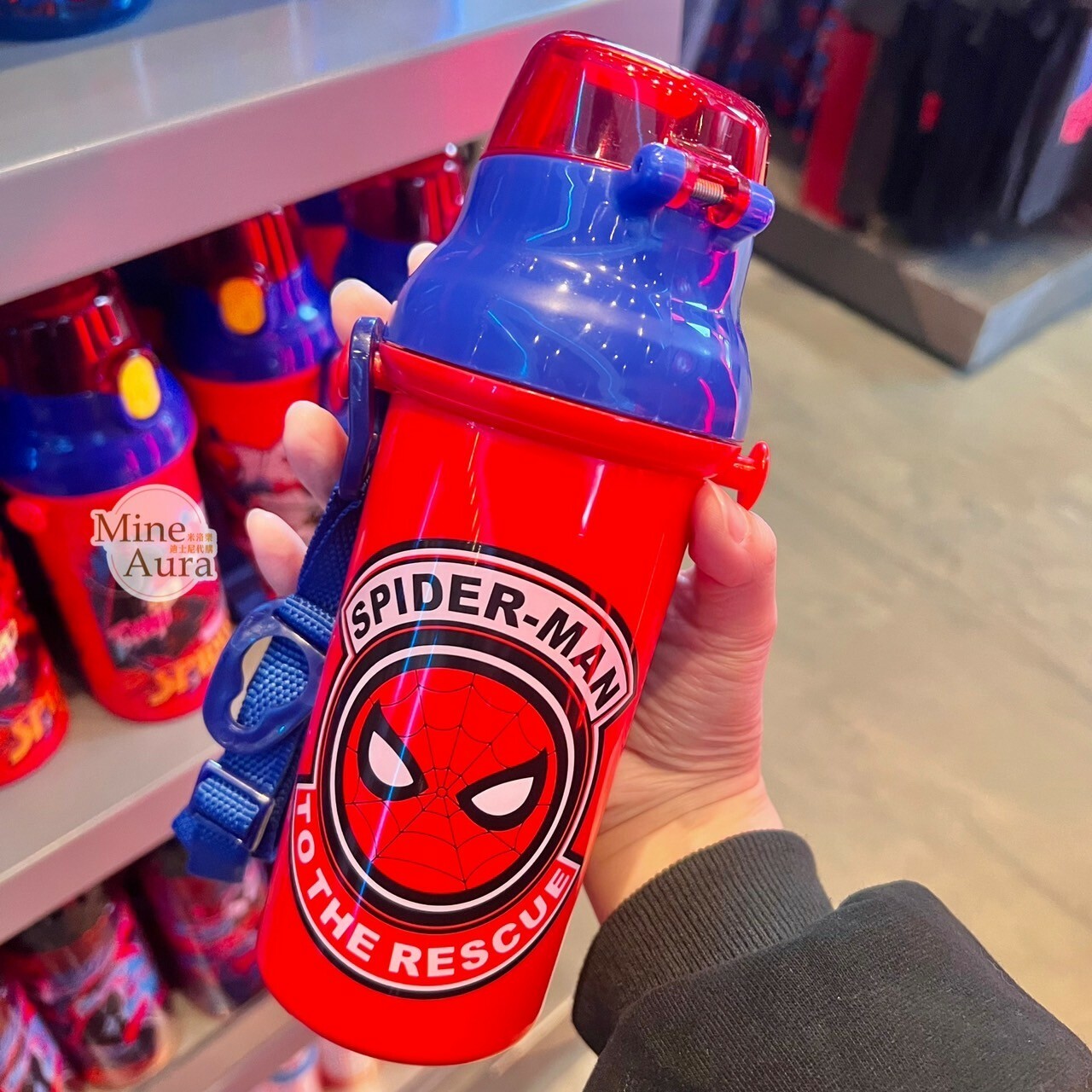 蜘蛛人 Spider-Man 圖案 紅色 兒童 水壺 漫威 Marvel -香港迪士尼樂園