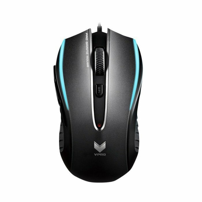 RAPOO - V300C LED光效有線電競滑鼠