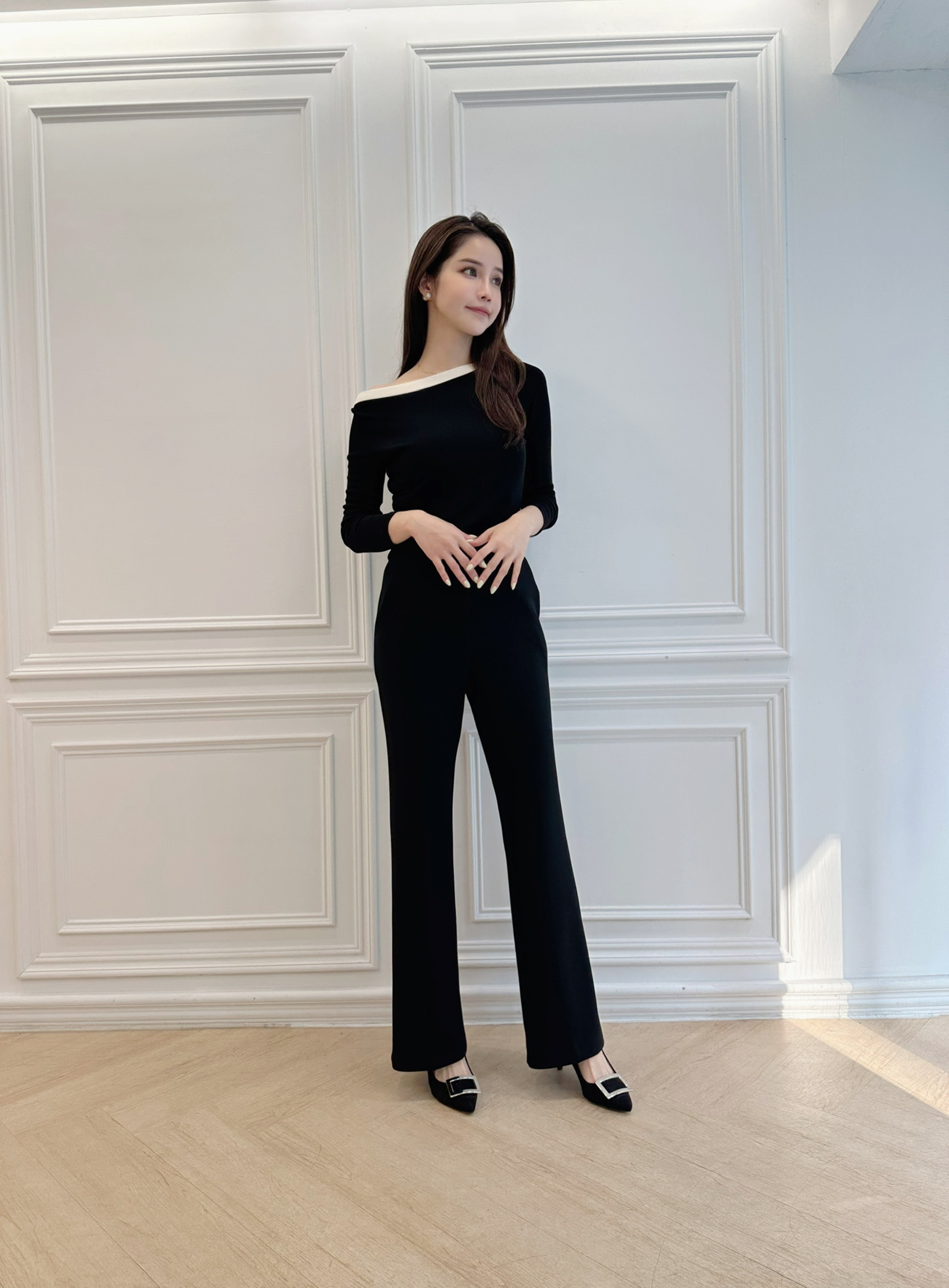 (顯瘦款!)合身顯腿長西褲