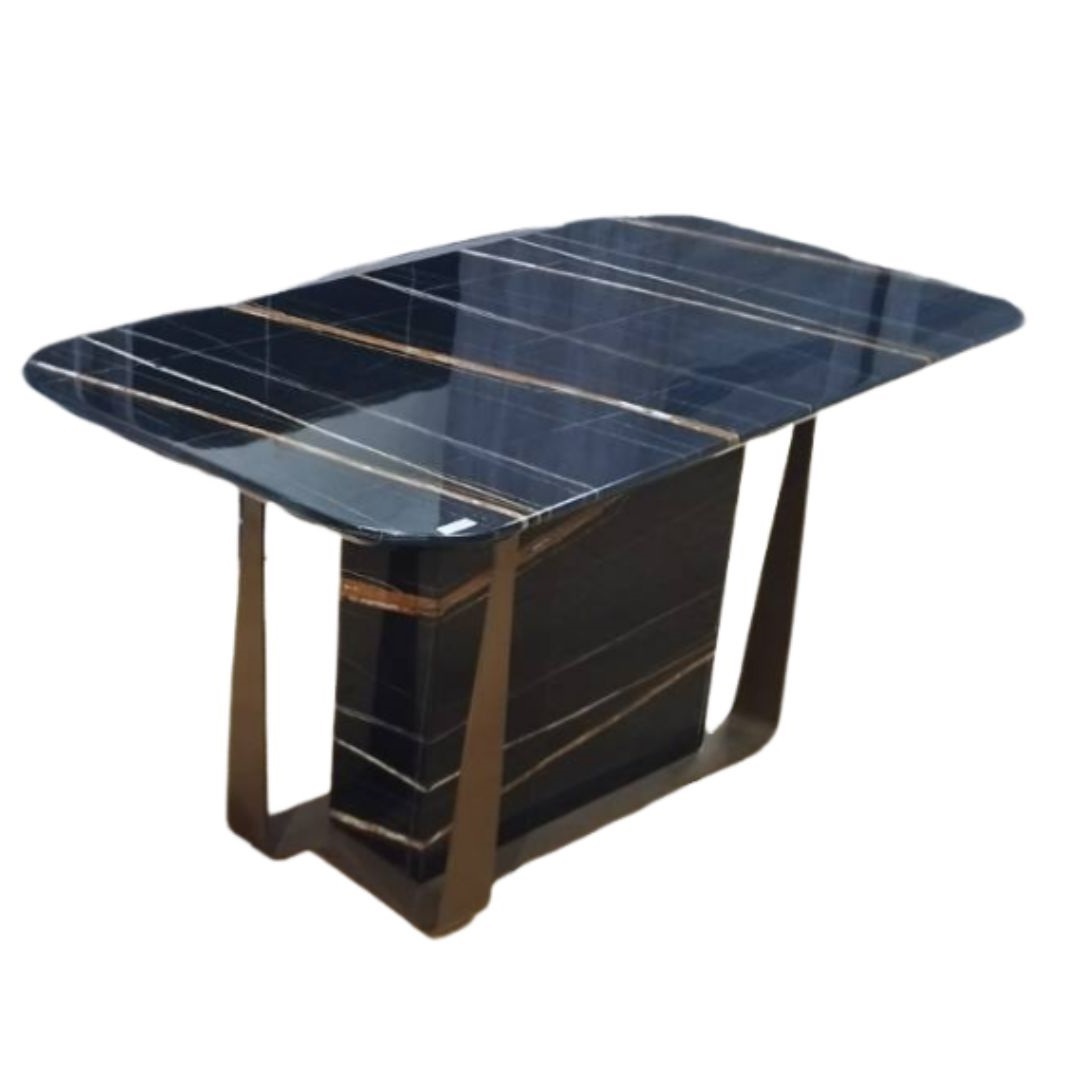 零碼特賣︱深色岩面造型餐桌