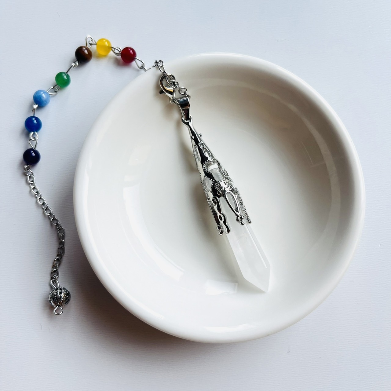 [原石] 白水晶 水晶靈擺