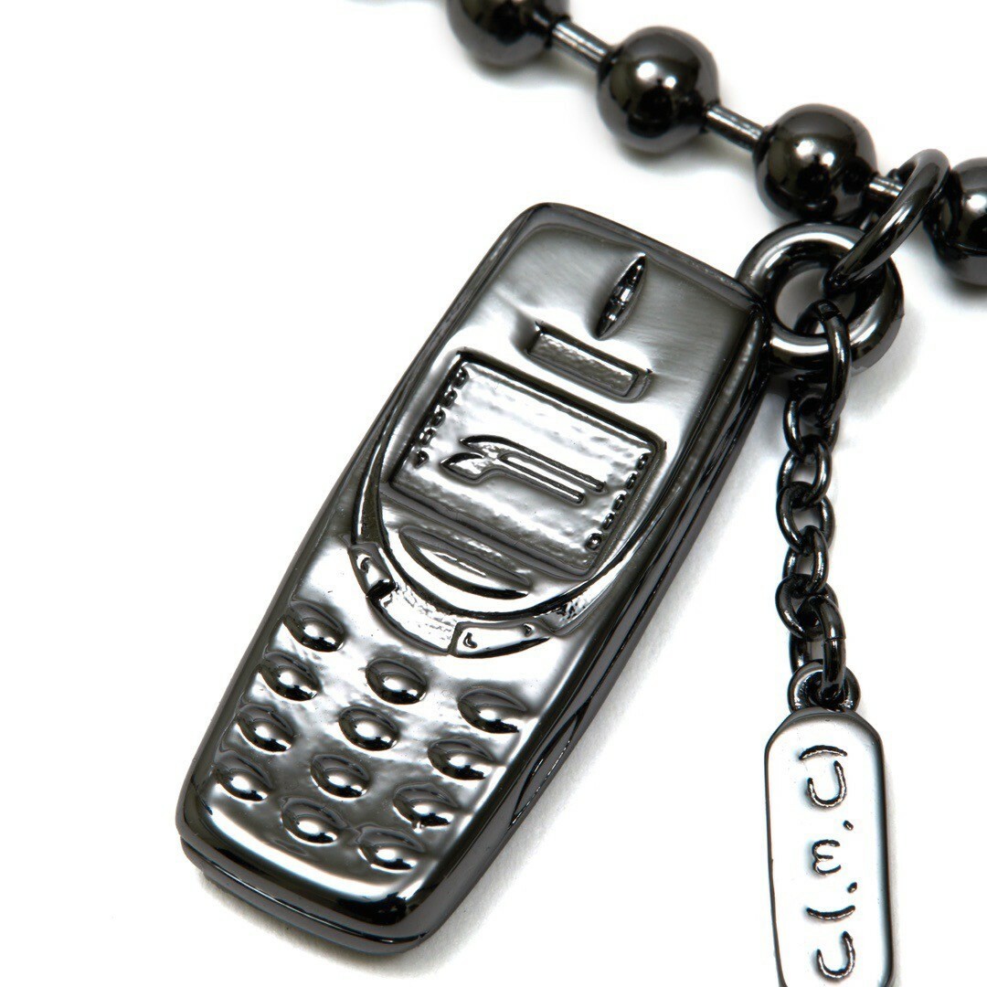 Fe3c 黑色手機項鍊 2000s Cell Phone Necklace (Black)