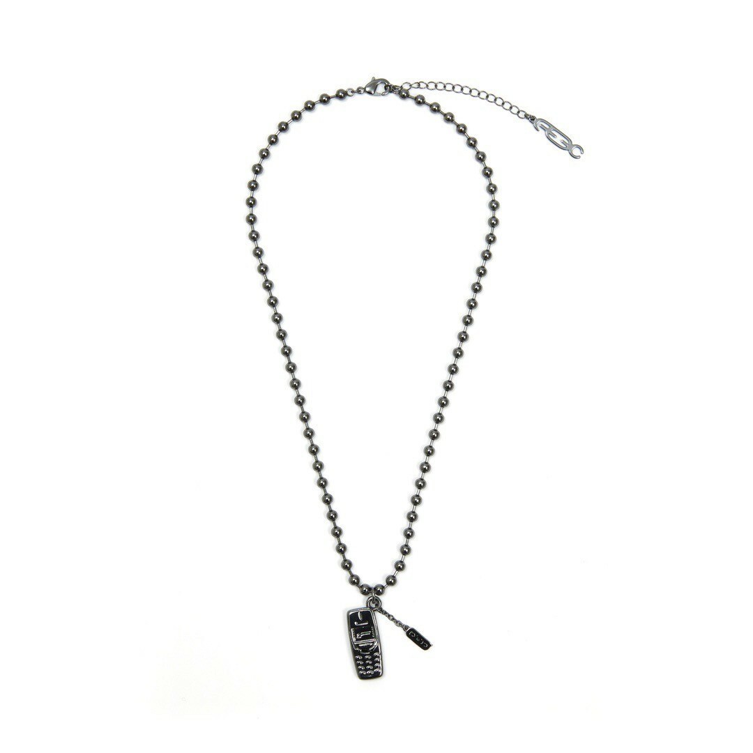Fe3c 黑色手機項鍊 2000s Cell Phone Necklace (Black)