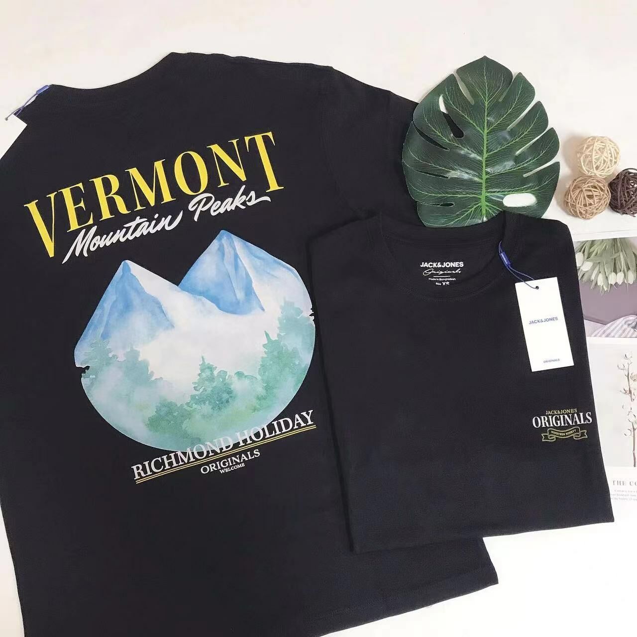 JACK & JONES BACK PRINT TEE