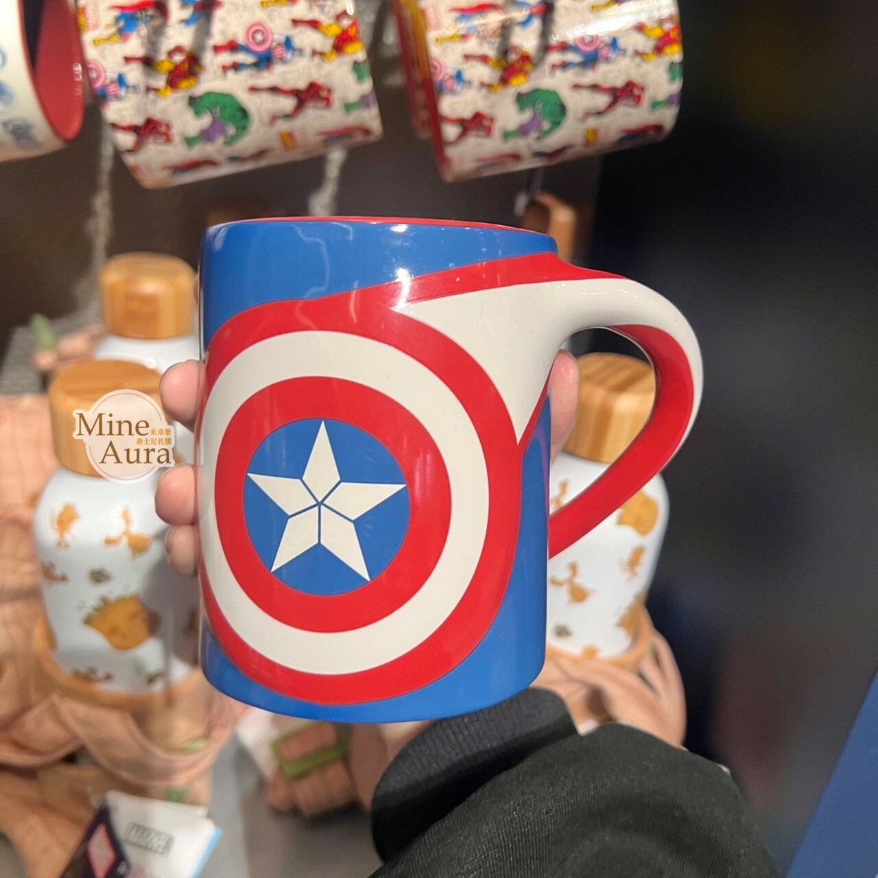 美國隊長 Captain America 盾牌圖案 馬克杯 水杯 漫威 Marvel -香港迪士尼樂園