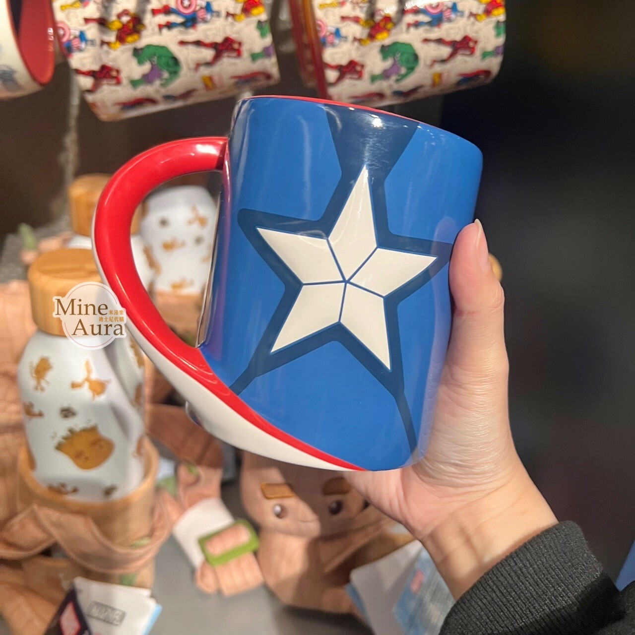 美國隊長 Captain America 盾牌圖案 馬克杯 水杯 漫威 Marvel -香港迪士尼樂園