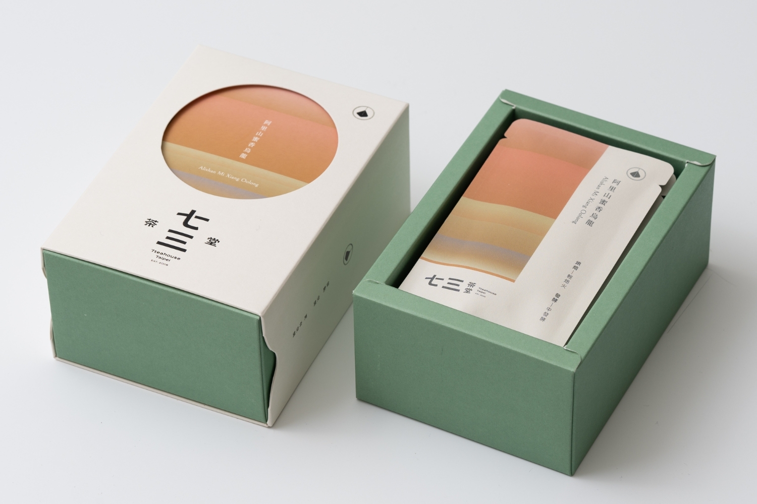 阿里山蜜香烏龍丨立體茶包8單入–精裝盒丨七三茶堂7teahouse