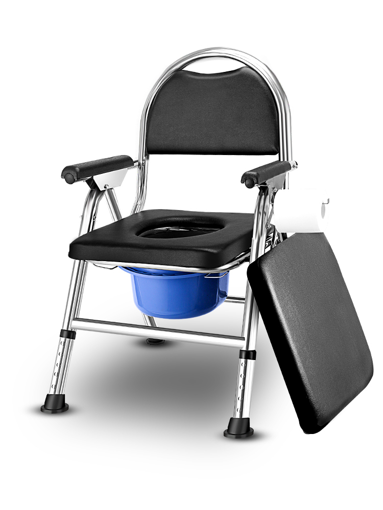 康聖逸家 不銹鋼坐便椅  - 高度可調不鏽鋼可洗澡款 (12kg)