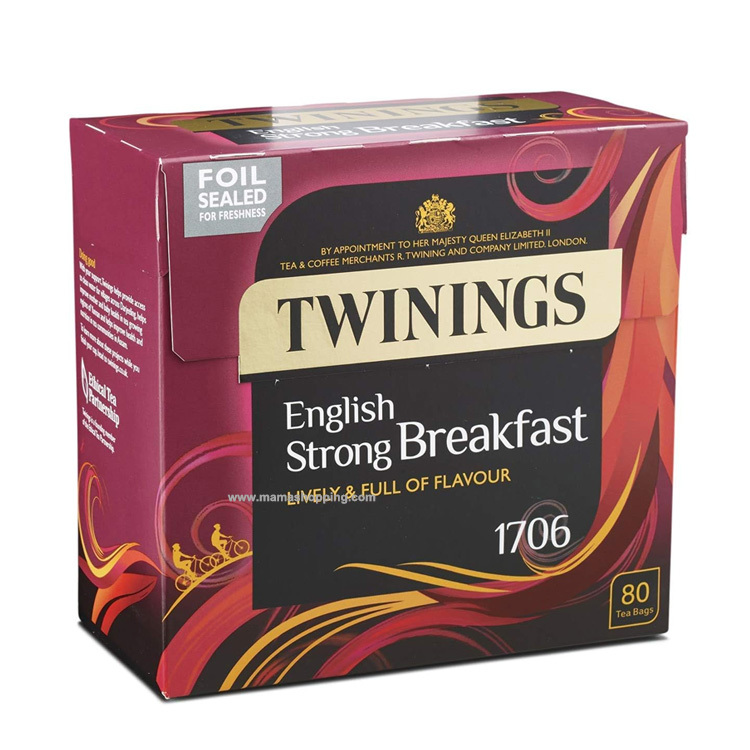 【英國直送】Twinings 特濃早餐茶包 80個裝