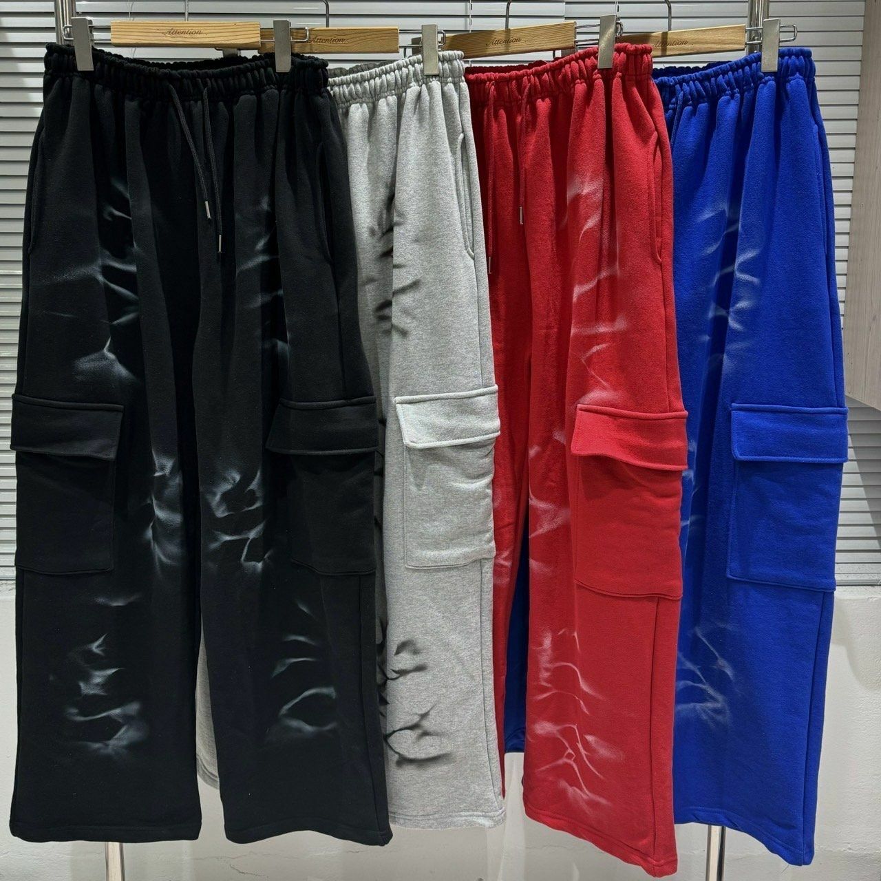 亂紋棉質運動褲  BY ATTENTION-118P