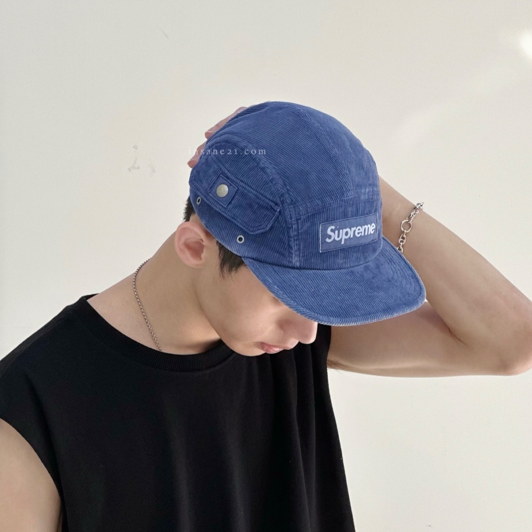 SUPREME 燈芯絨五分割帽 共三色 帽子 老帽 日本潮牌