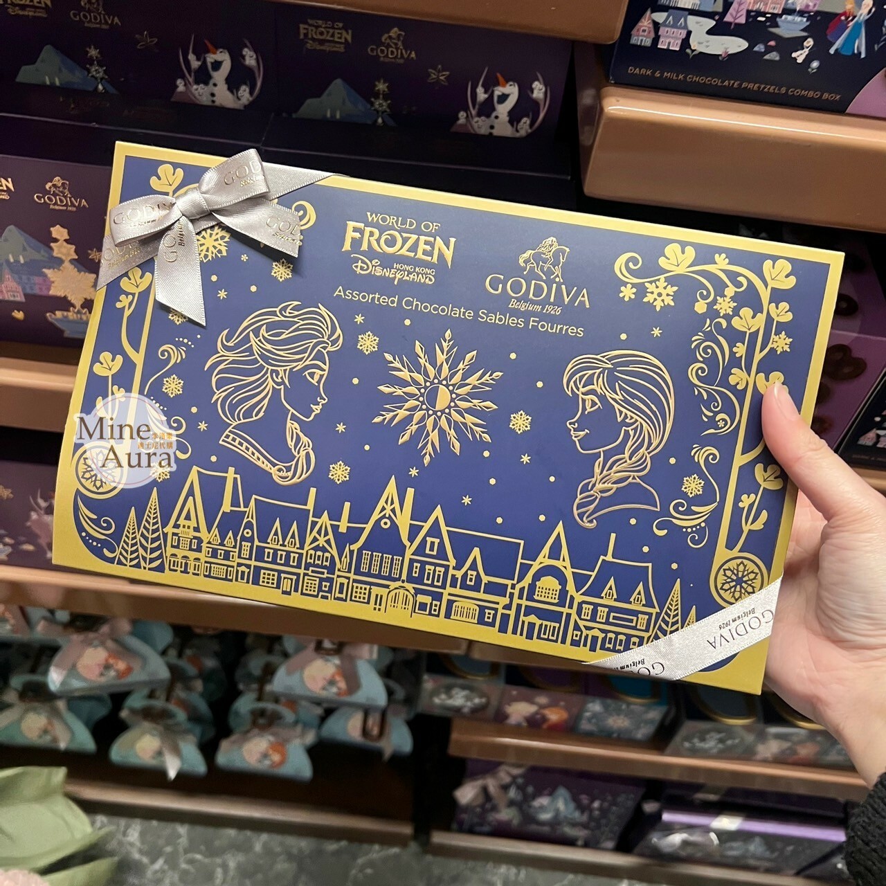 World of Frozen 限定 x GODIVA 聯名 巧克力酥餅 15入 冰雪奇緣 Frozen -香港迪士尼樂園