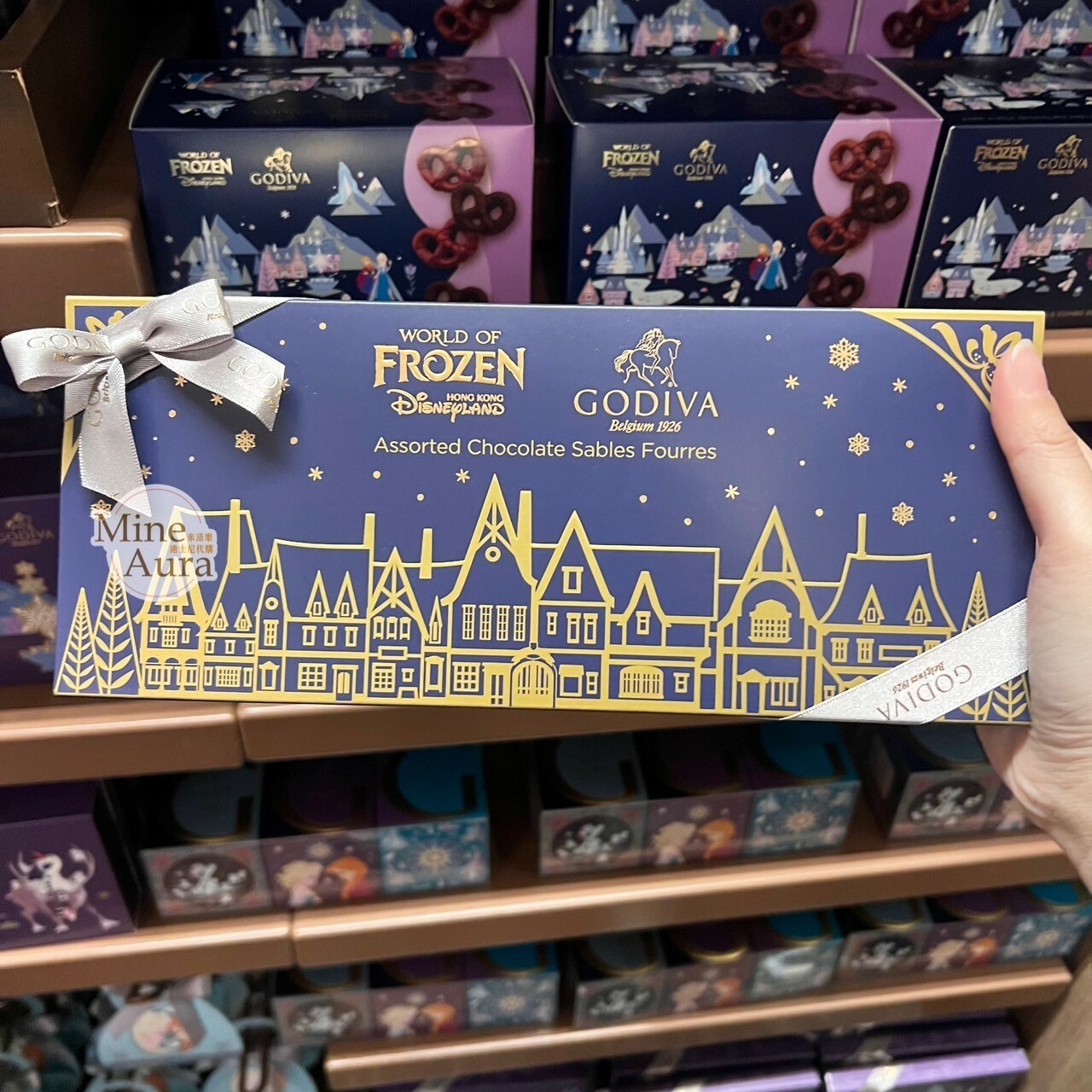 World of Frozen 限定 x GODIVA 聯名 夾心餅 9入 冰雪奇緣 Frozen -香港迪士尼樂園