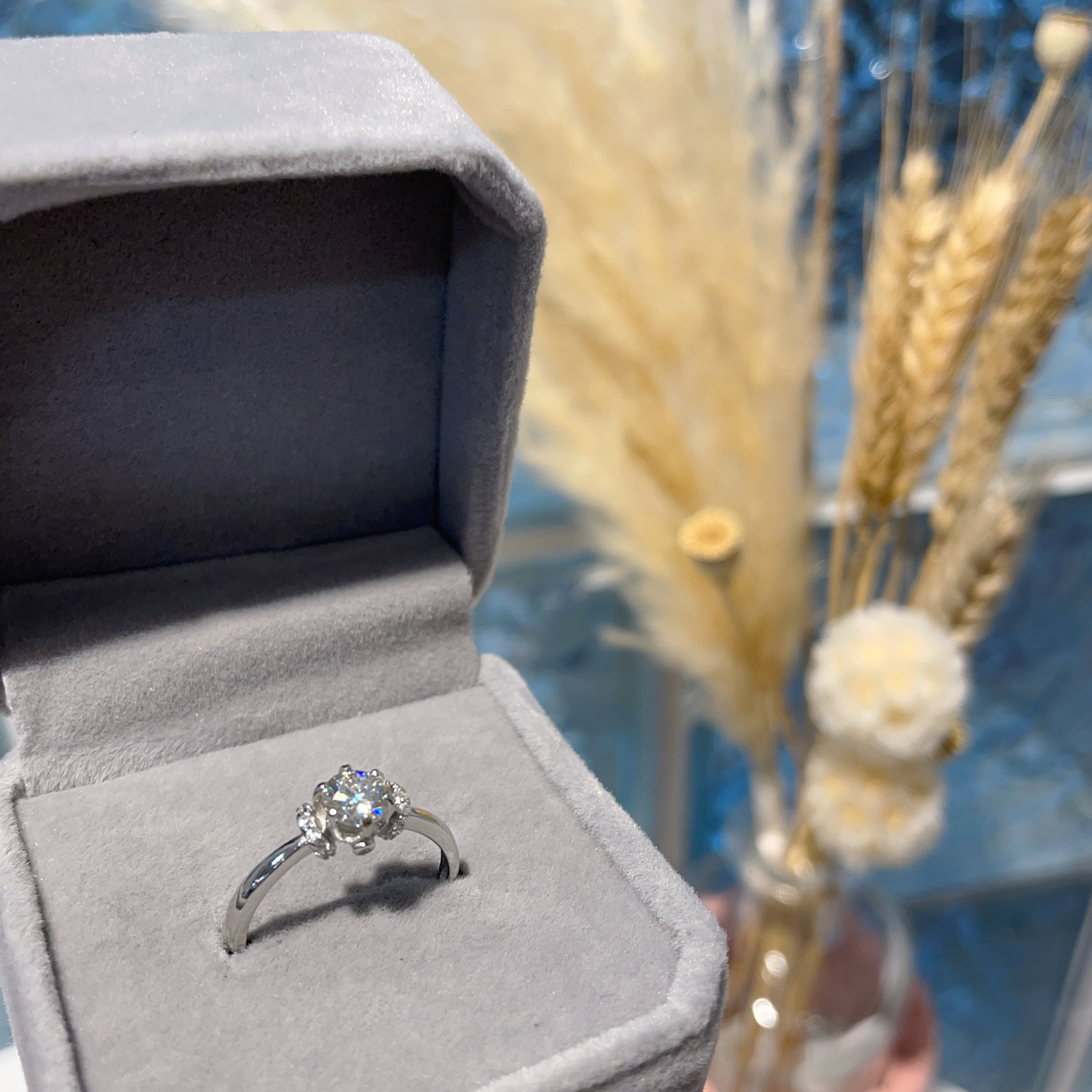 E927 莫桑戒指 0.50ct