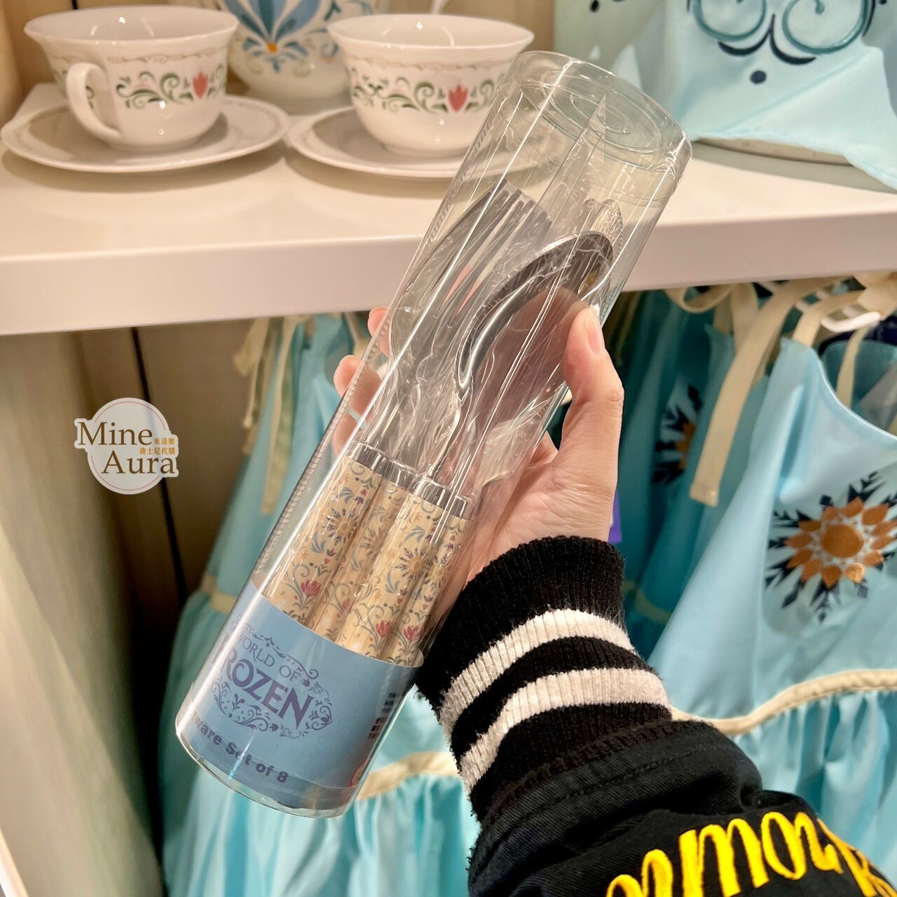 World of Frozen 限定 湯匙+叉子 餐具組 冰雪奇緣 Frozen -香港迪士尼樂園