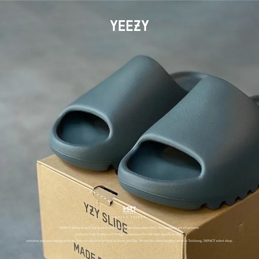 Adidas OG Yeezy Slide 藏青灰 ID2349