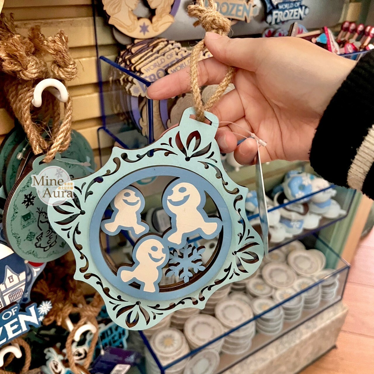 World of Frozen 限定 迷你小雪寶 Olaf 雪花造型 掛飾 冰雪奇緣 Frozen -香港迪士尼樂園