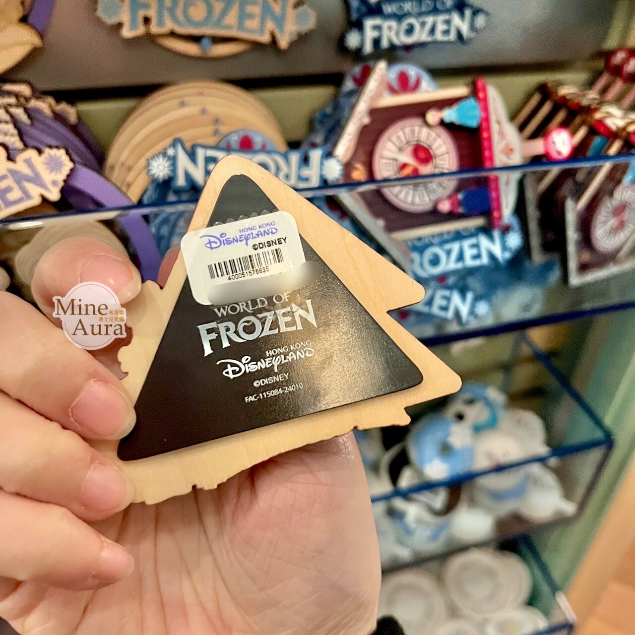 World of Frozen 限定 艾倫戴爾王國 艾莎 Elsa 剪影造型 磁鐵 冰雪奇緣 Frozen -香港迪士尼樂園