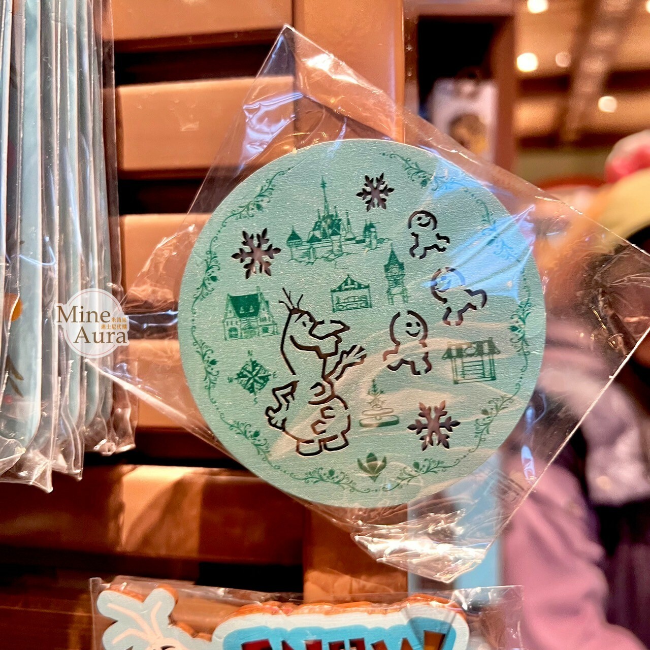 World of Frozen 限定 迷你小雪寶 Olaf 圓牌造型 磁鐵 冰雪奇緣 Frozen -香港迪士尼樂園