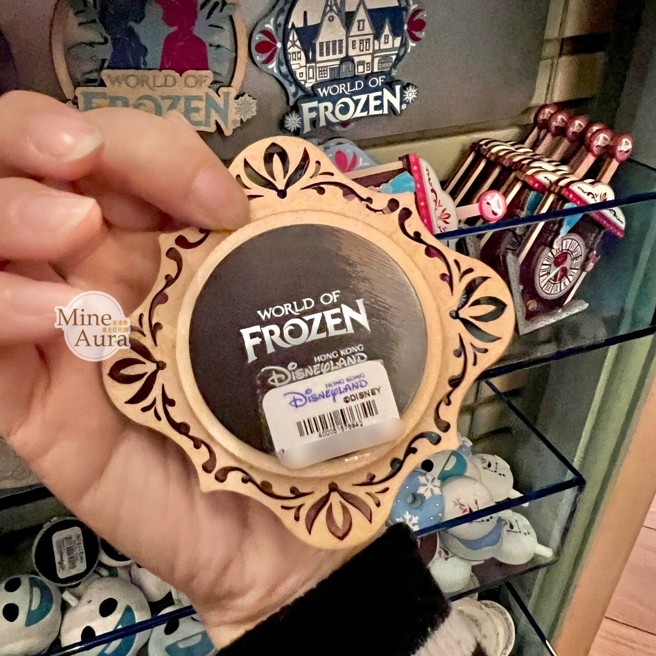 World of Frozen 限定 迷你小雪寶 Olaf 雪花造型 磁鐵 冰雪奇緣 Frozen -香港迪士尼樂園