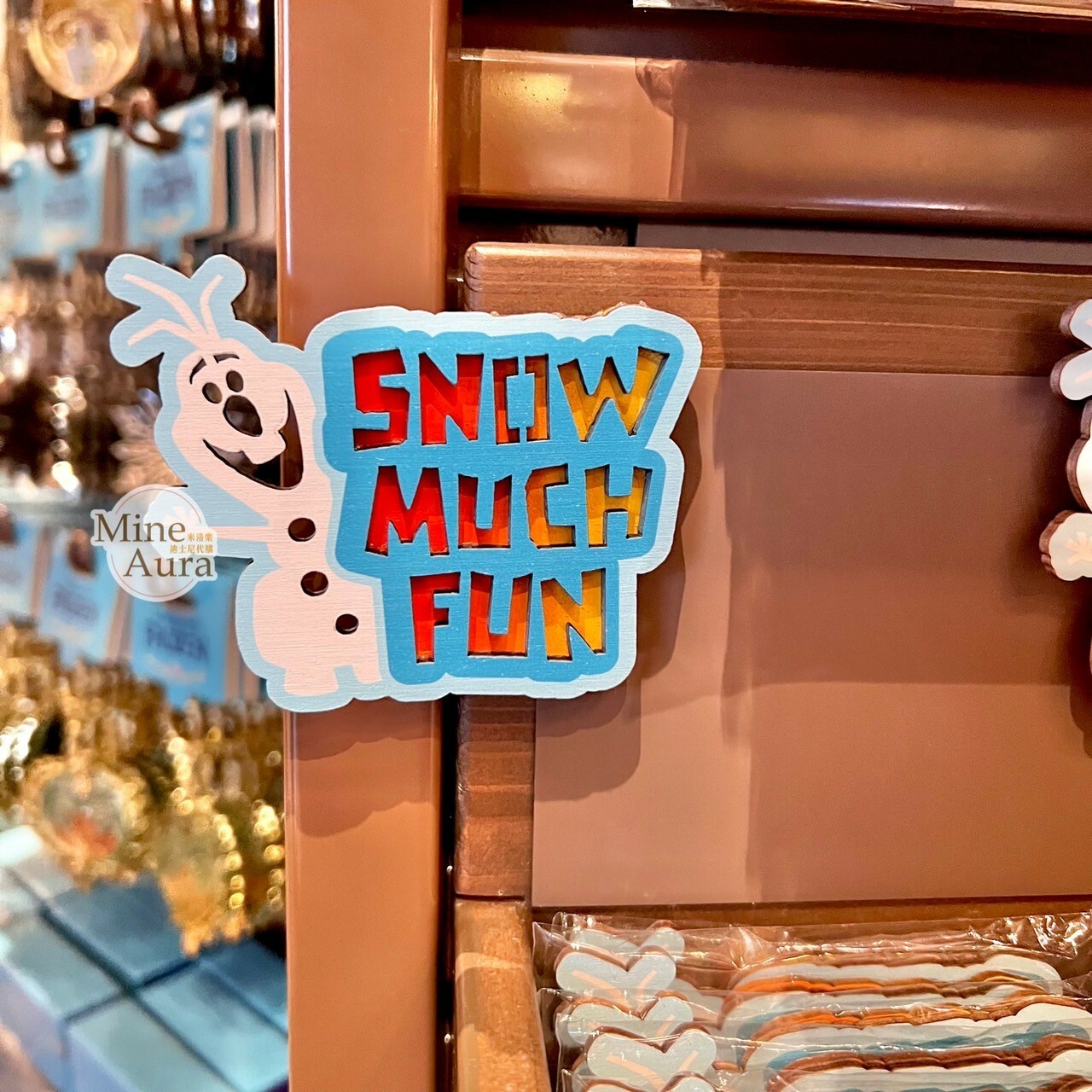 World of Frozen 限定 雪寶 Olaf 字母造型 磁鐵 冰雪奇緣 Frozen -香港迪士尼樂園