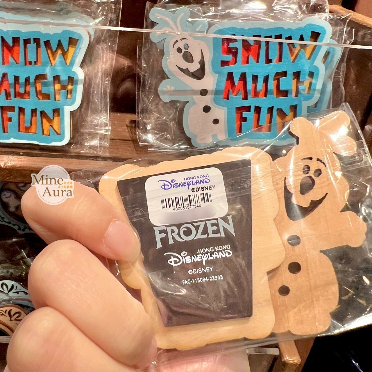 World of Frozen 限定 雪寶 Olaf 字母造型 磁鐵 冰雪奇緣 Frozen -香港迪士尼樂園