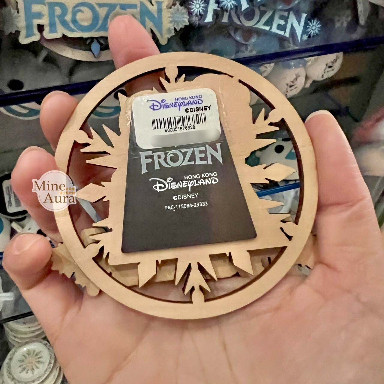 World of Frozen 限定 艾莎 Elsa 安娜Anna 剪影造型 磁鐵 冰雪奇緣 Frozen -香港迪士尼樂園