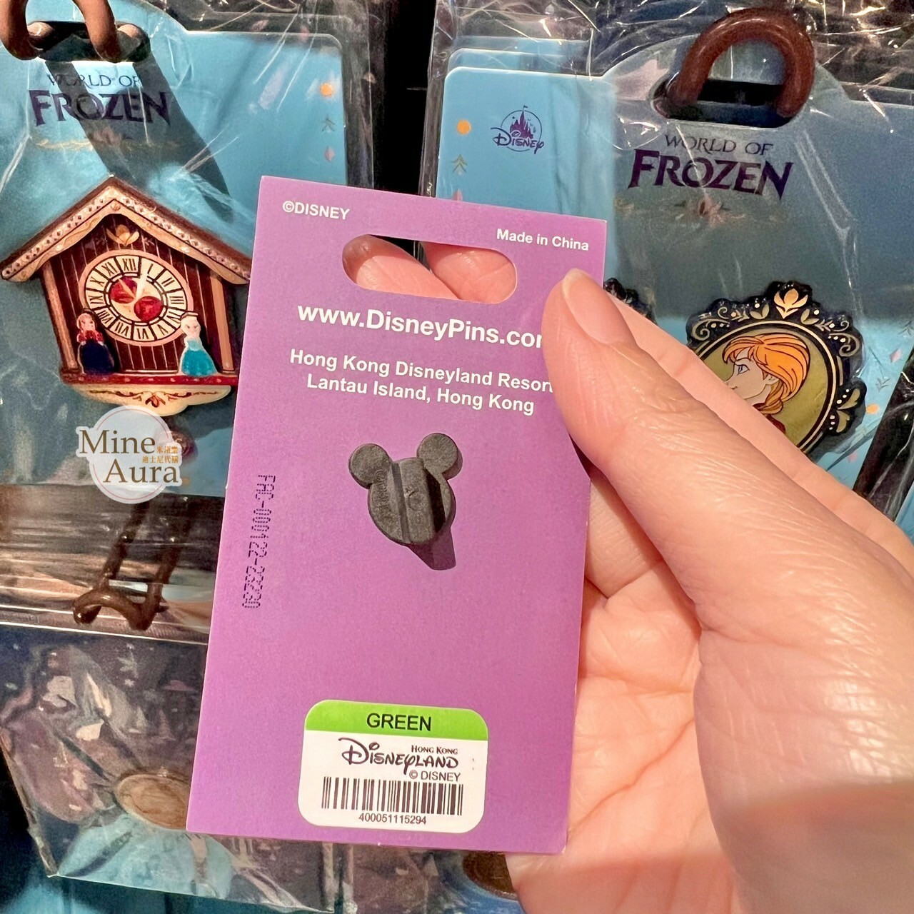 World of Frozen 限定 艾莎 Els 海浪造型 徽章 PIN 冰雪奇緣 Frozen -香港迪士尼樂園