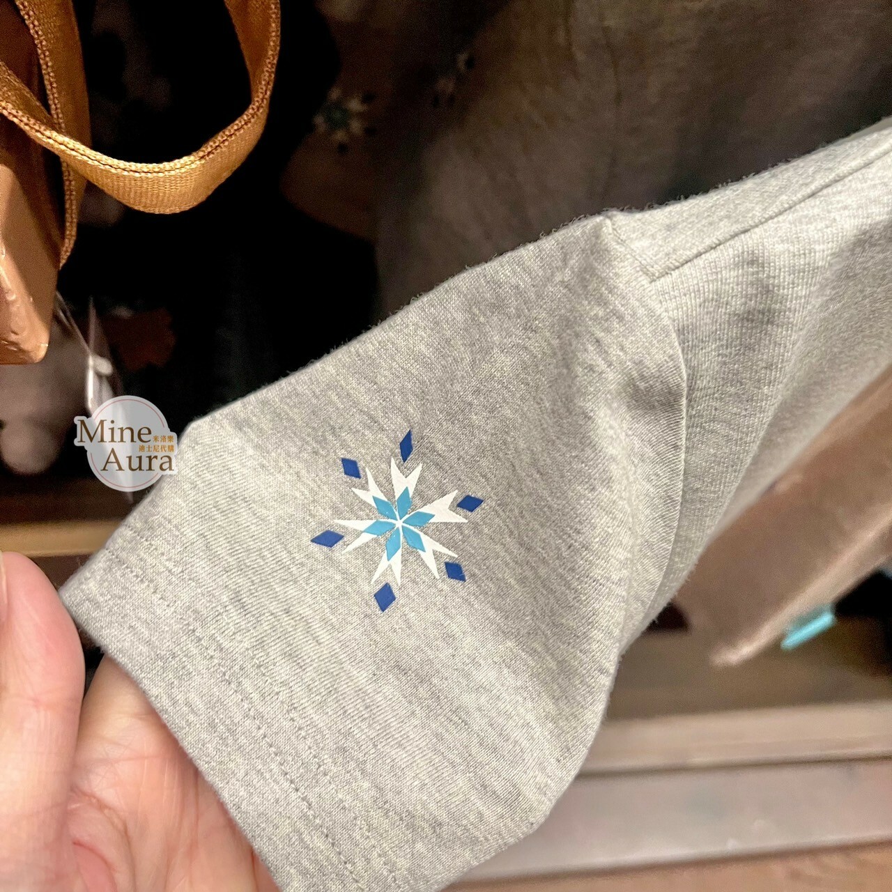 World of Frozen 限定 雪寶 Olaf 圖案 灰色 兒童 短T 上衣 冰雪奇緣 Frozen -香港迪士尼樂園