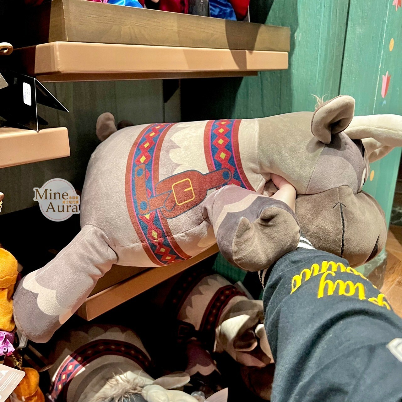 麋鹿 馴鹿 小斯 sven 趴趴 趴姿 睡顏 娃娃 玩偶 冰雪奇緣 Frozen -香港迪士尼樂園