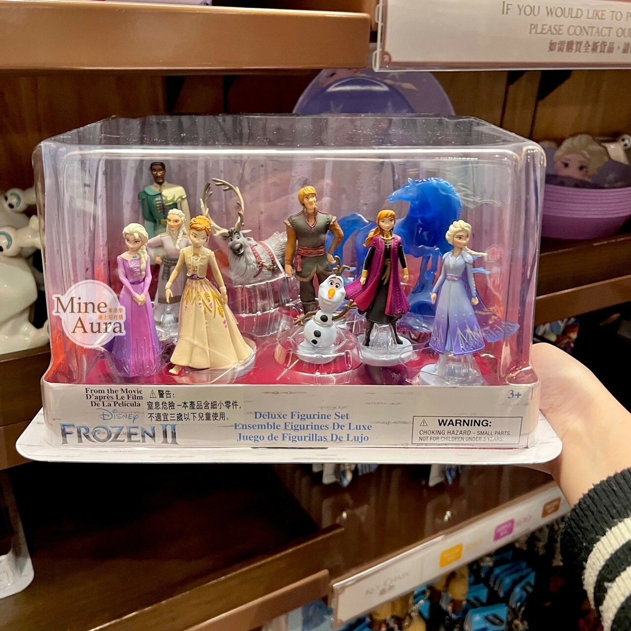 冰雪奇緣 Frozen 角色大集合 公仔組 擺飾品 -香港迪士尼樂園