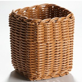 《3781》迷你編織方形桌面小竹籃