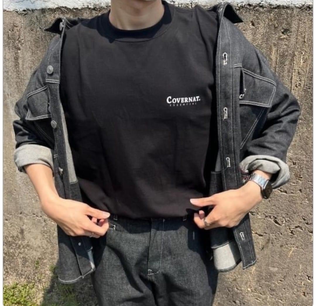 🇰🇷 韓國 COVERNAT 經典 Logo 涼感 T-Shirts 兩件套 原價 $299/1件（清貨價貨品，不設退換）（K3/C100）