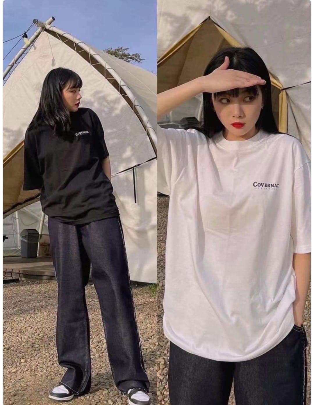 🇰🇷 韓國 COVERNAT 經典 Logo 涼感 T-Shirts 兩件套 原價 $299/1件（清貨價貨品，不設退換）（K3/C100）