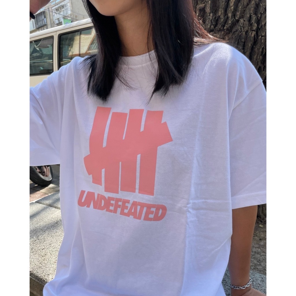 Undefeated 柵欄 Logo短袖 粉色 T-shirt 夏季短袖 男女款