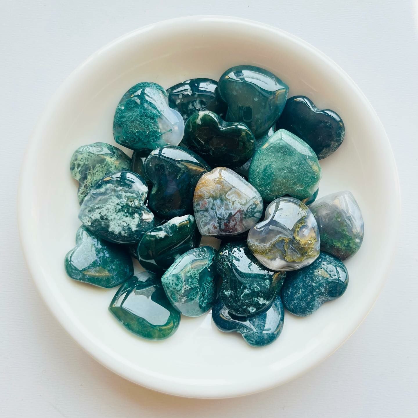 [原石] 水草瑪瑙 小愛心