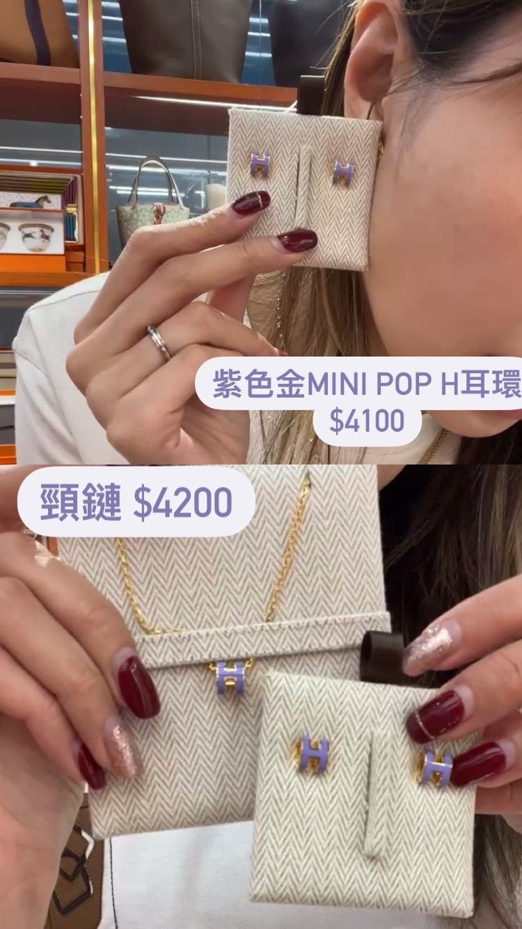 Hermes 紫色頸鏈 -M