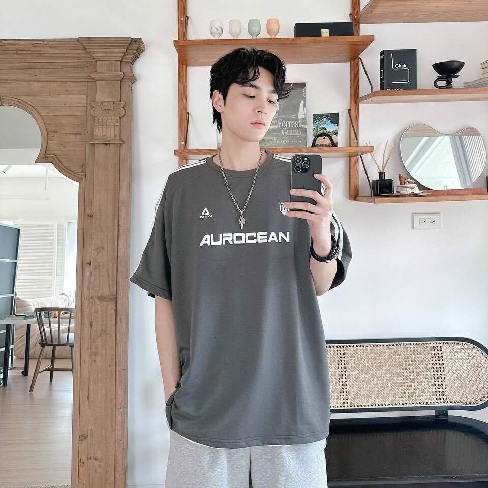 韓版 世足風 短t 18786