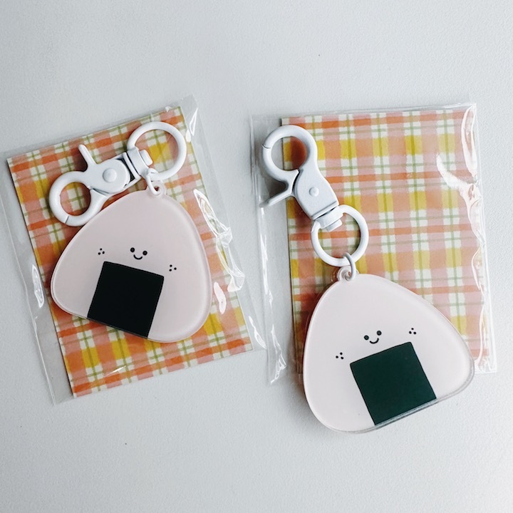 飯糰 壓克力吊飾 造型鑰匙圈｜ 微醺斑比