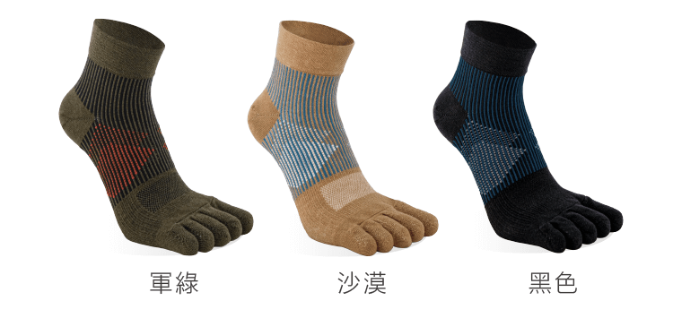 CHEGO迅馳五趾機能襪-男款-共3色01