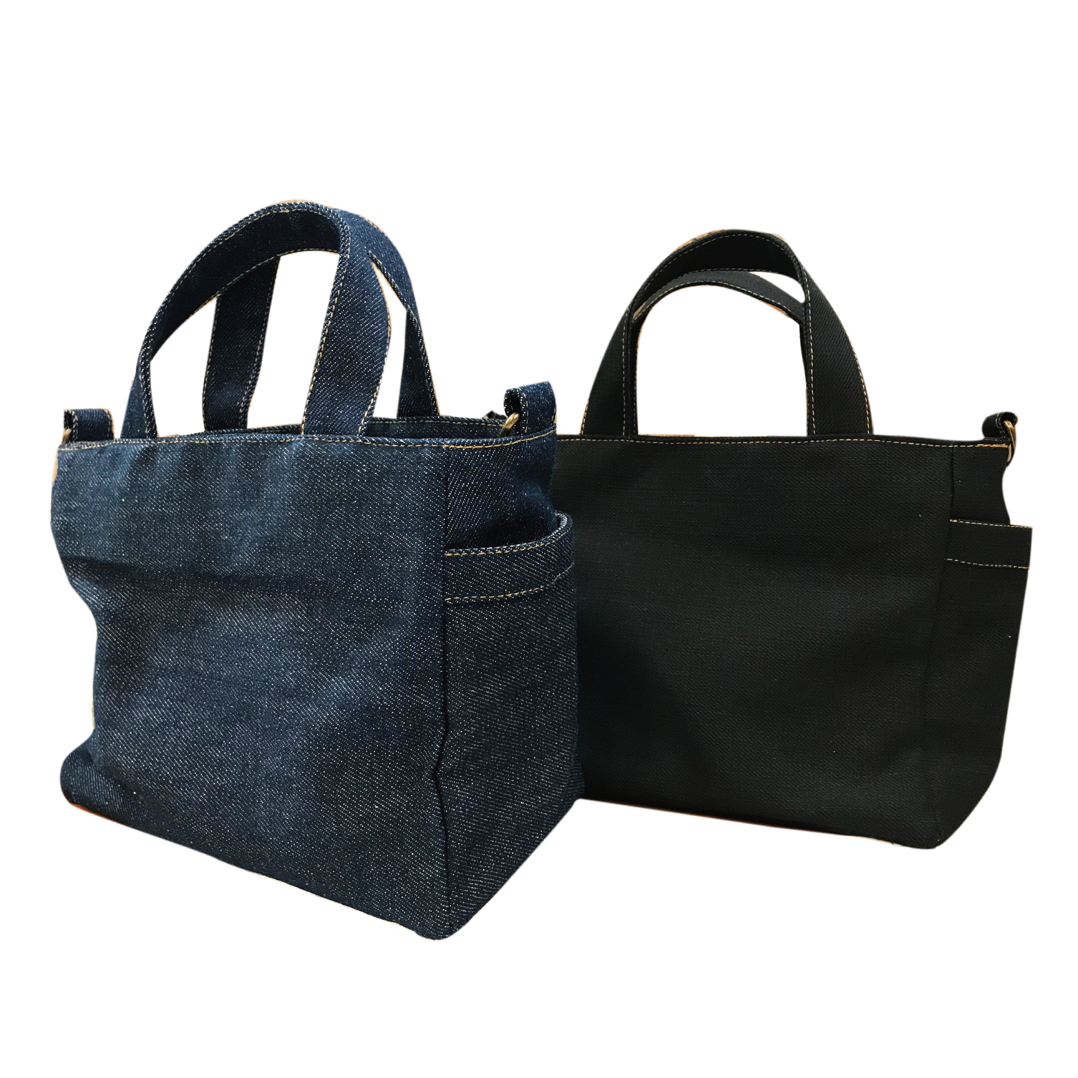 Kyokuhaku 丹寧側背小方包