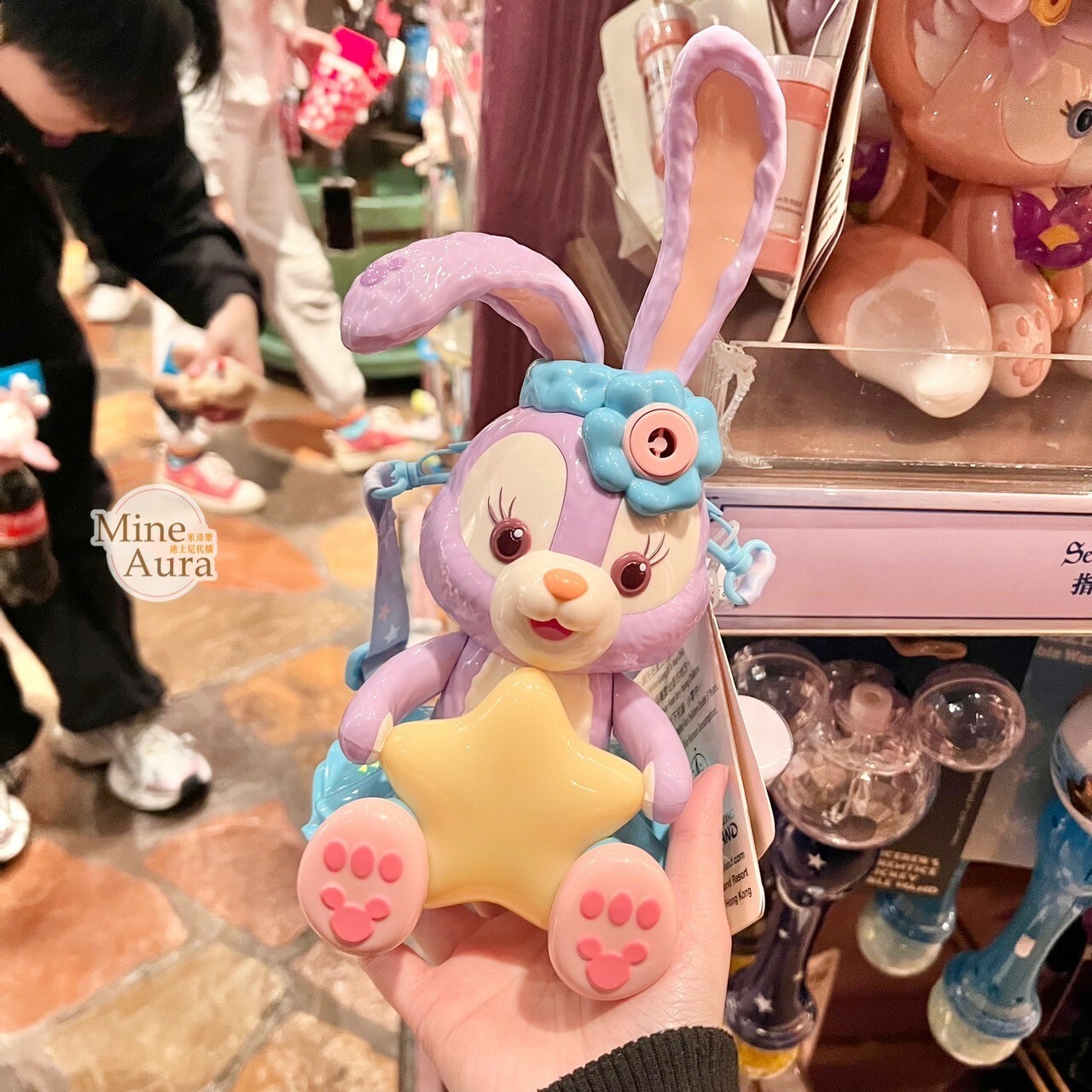 史黛拉露 星黛露 StellaLou 坐姿抱星星造型 泡泡機 -香港迪士尼樂園